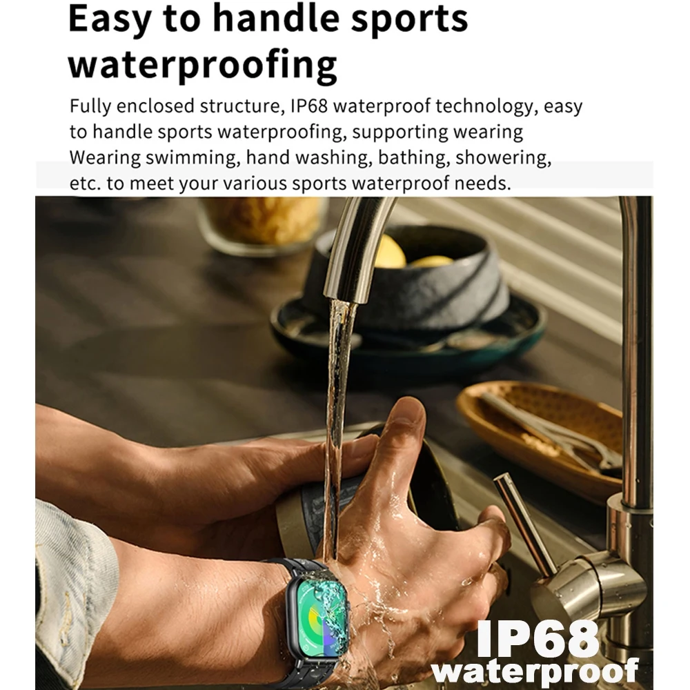 2024 New Smart Watch 9 NFC BT Call Heart Rate Sport Fitness Waterproof 2.02 Inch Amoled Screen 300Mah Men Women For Men Watch - Image 5