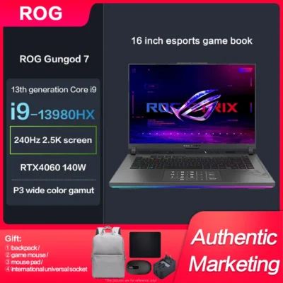 Asus ROG Strix SCAR G614 E-sport Gaming Laptop i9-13980HX RTX4060/RTX4070 2.5K 240Hz 16Inch Computer Notebook Liquid Metal Cool