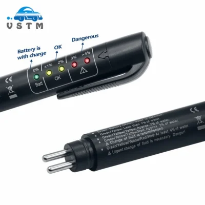 Auto Car Brake Fluid Liquid Tester Pen With 5 LED Car Auto Vehicle Tools Diagnostic Tools Mini Brake Fluid Tester For DOT3/DOT4