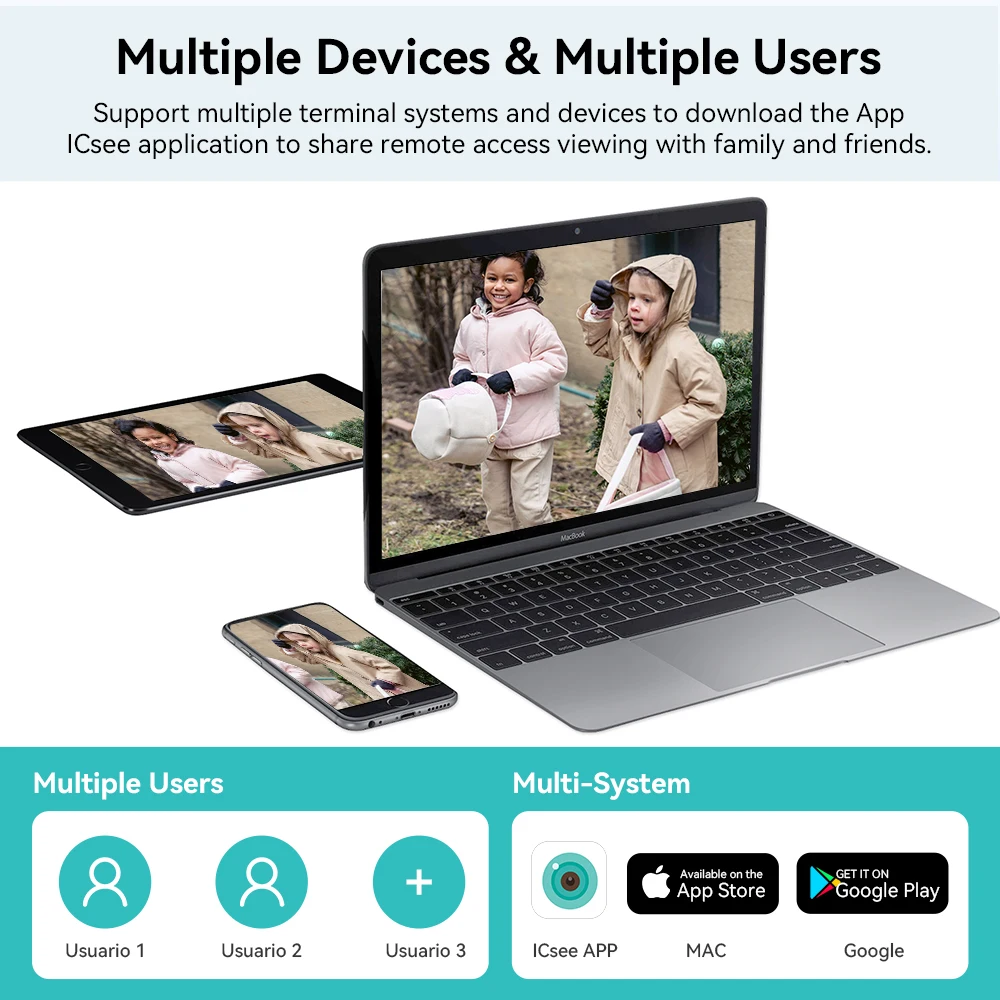 HD 4K 8MP WIFI PTZ IP Camera Dual Lens Smart Home Night Vision Human Detection Outdoor 4MP CCTV Security Camera ICSEE APP - Image 6