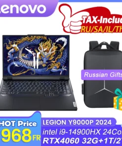 Lenovo LEGION Gaming E-Sports Laptop Y9000P 2024 intel i9-14900HX 16" 16/32/64G RAM 1/4T SSD RTX 4060 8G 16" 2.5K 240Hz Screen