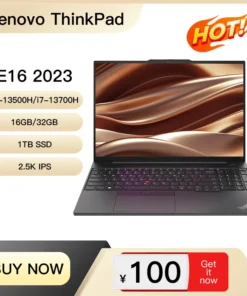 Lenovo laptop ThinkPad E16 2023 13th Gen i5-13500h/i7-13700h 16GB/32GB RAM 1TB SSD 16-inch 2.5K IPS 400nit screen Notebook PC